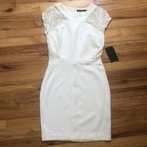 NWT!!! White lace cutout dress